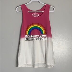 Rainbow US Vintage Ombre Celebrate Ur Colors Tank